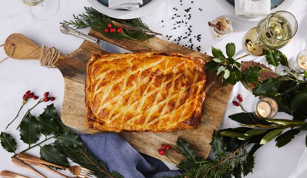 Salmon and Lobster Wellington