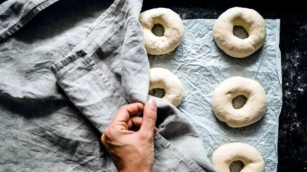 home made bagels