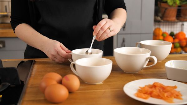 Step 2 - Eggs En Cocotte