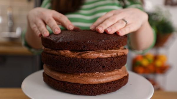 Step 8 - chocolate mousse cake 
