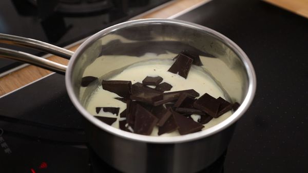 Step 9 - chocolate mousse cake 