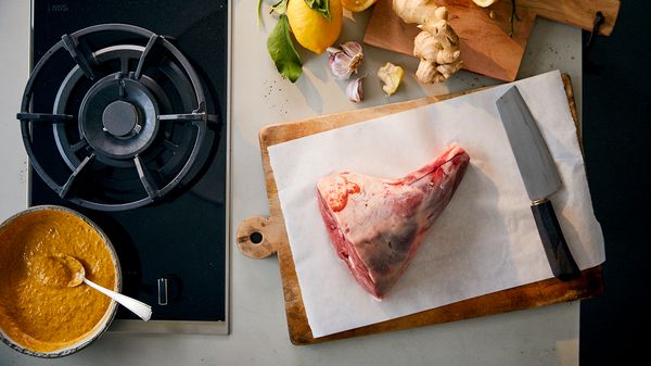 Step 1 -  Indian spiced lamb