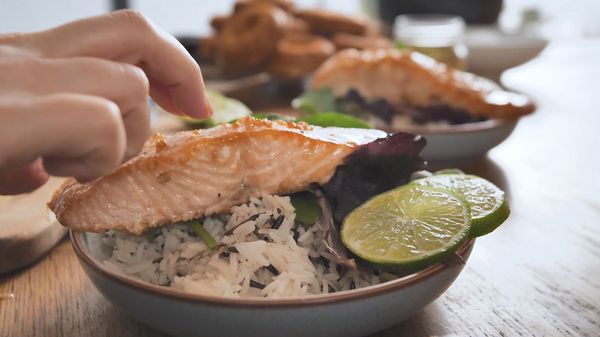 Step 5 - asian salmon