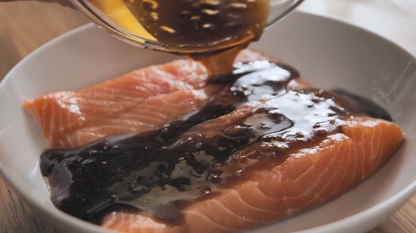 Step 3 -  asian salmon