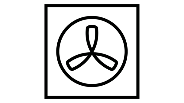 Fan oven symbol graphic