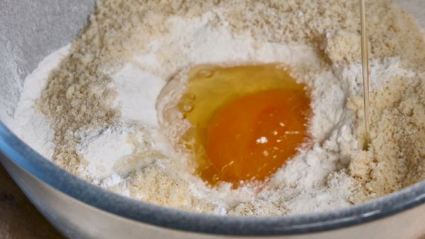 Step 1 - cherry bakewell pancakes