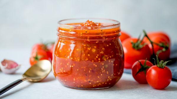 Step 6 - homemade tomato relish