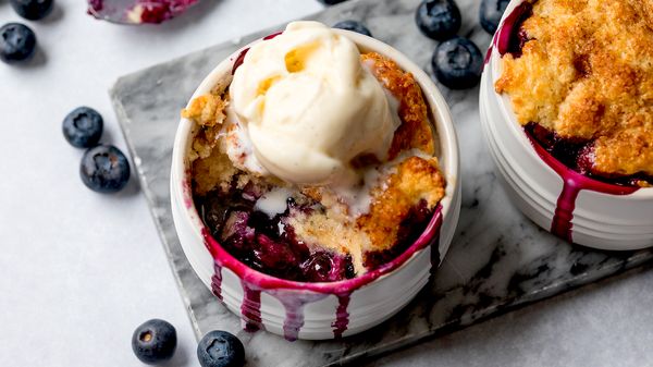 blueberry cobblers - best of baking