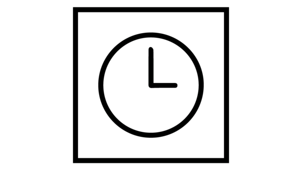 Minute minder symbol graphic