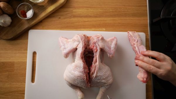Step 2 - spatchcock chicken