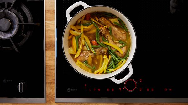 Step 3 -rainbow chicken veg soup