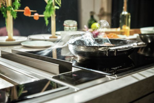 Cooking pan on a NEFF hob