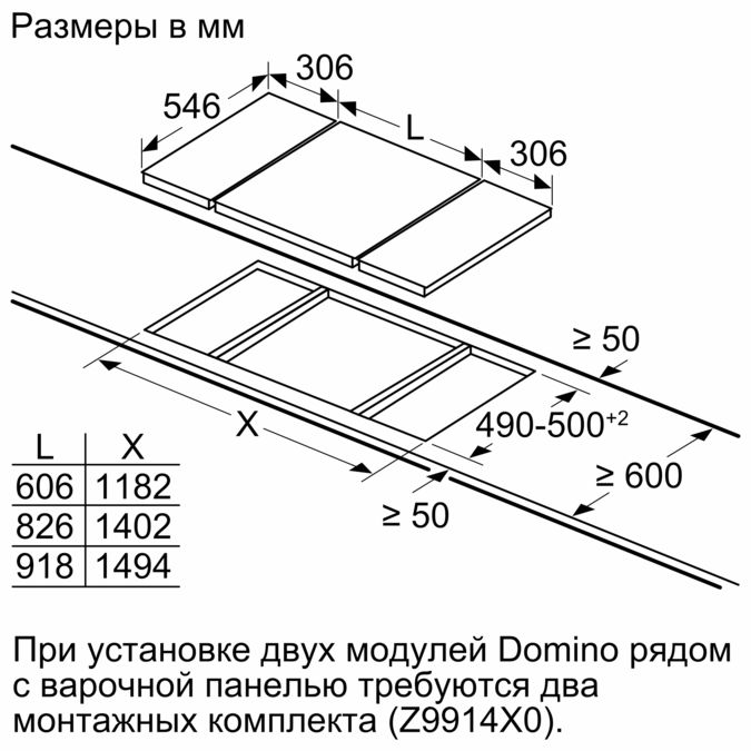 Установка варочной панели домино в столешницу