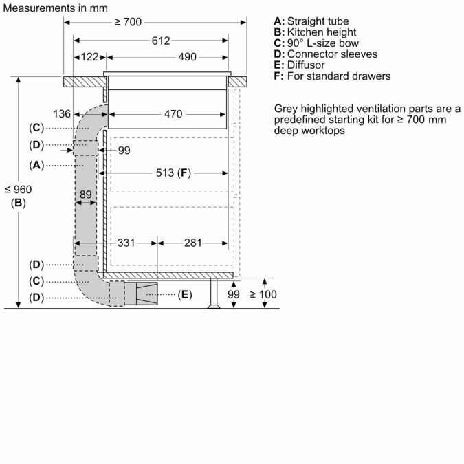 Recirculation kit Z861KR0 Z861KR0-3