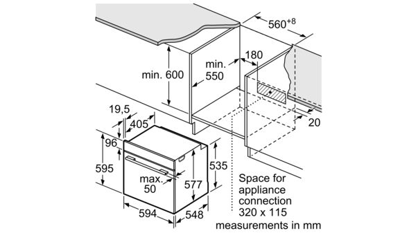 N 50 Built-in oven Stainless steel B6ACH7AN0A B6ACH7AN0A-6