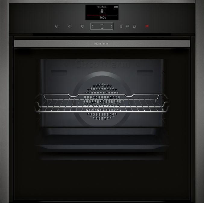 N 90 Built-in oven with steam function 60 x 60 cm Graphite-Grey B47FS26G0 B47FS26G0-1