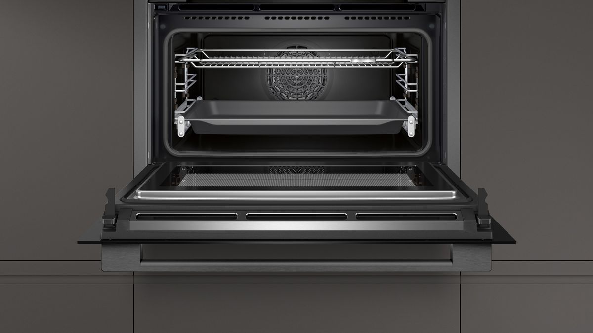 N 90 Built-in compact oven with microwave function 60 x 45 cm Graphite-Grey C28MT27G0 C28MT27G0-3