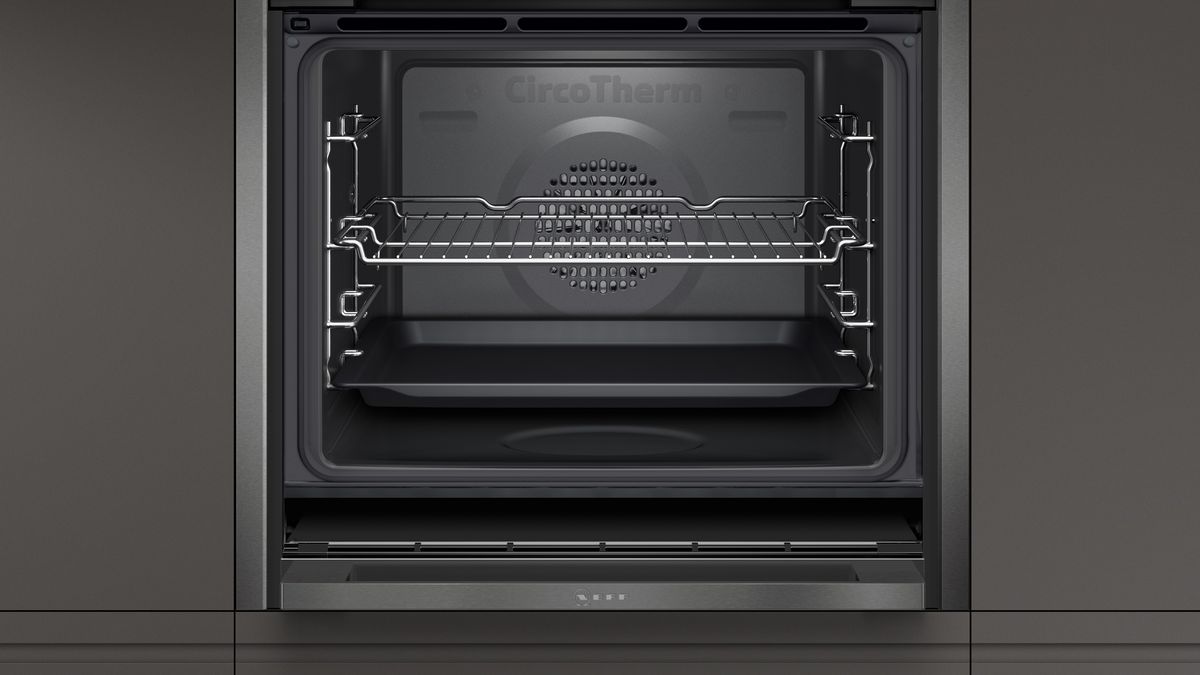 N 90 Built-in oven with steam function 60 x 60 cm Graphite-Grey B47FS26G0 B47FS26G0-3