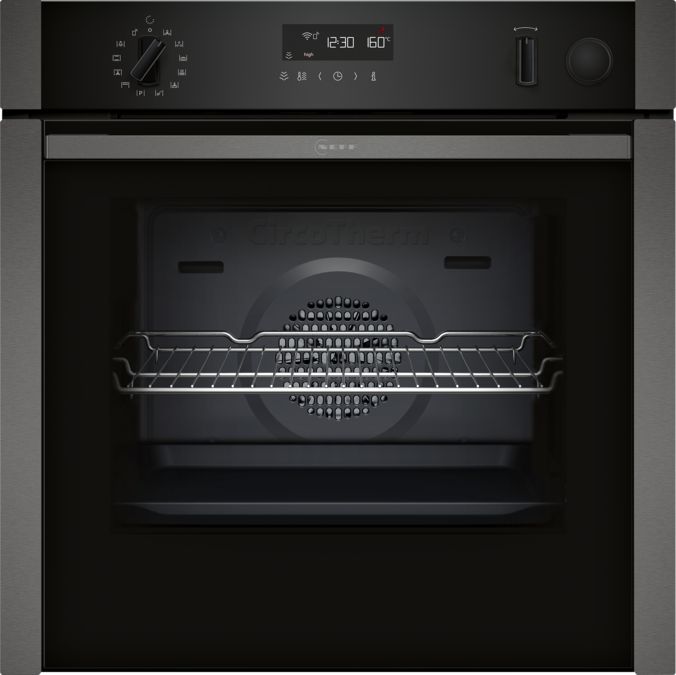 N 50 Built-in oven with added steam function 60 x 60 cm Graphite-Grey B5AVM7AG0A B5AVM7AG0A-1