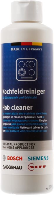 Hob detergent Hob cleaner for ceramic glass, induction and stainless steel 00311896 00311896-1