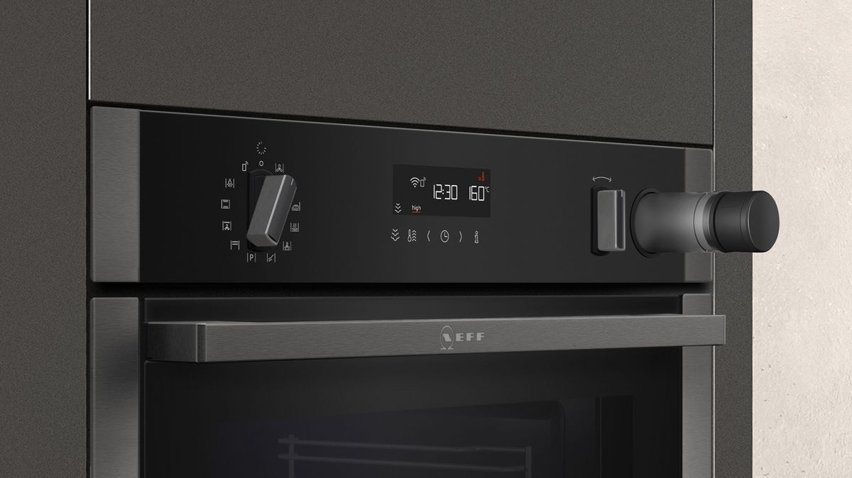 N 50 Built-in oven with added steam function 60 x 60 cm Graphite-Grey B5AVM7AG0A B5AVM7AG0A-2