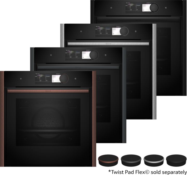 N 90 Built-in oven with added steam function 60 x 60 cm Flex Design B69VY7MY0A B69VY7MY0A-1