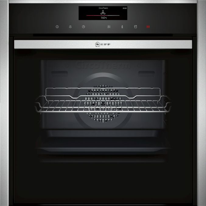 N 90 Built-in oven with steam function Stainless steel B48FT78N1B B48FT78N1B-1