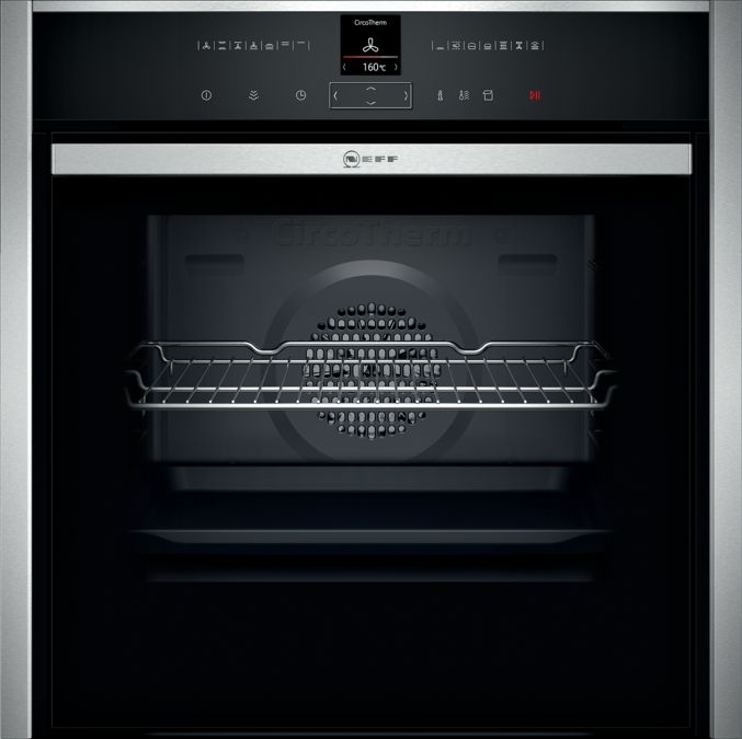N 70 Built-in oven with added steam function 60 x 60 cm Stainless steel B57VR22N0B B57VR22N0B-1