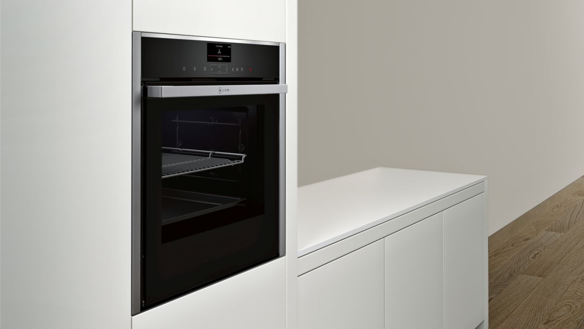 N 90 Built-in oven with added steam function 60 x 60 cm Stainless steel B57VS26N0B B57VS26N0B-2