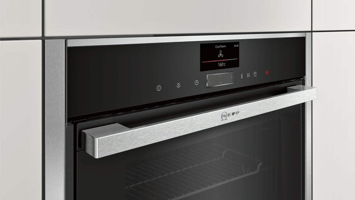 N 90 Built-in oven with steam function 60 x 60 cm Stainless steel B47FS36N0B B47FS36N0B-4