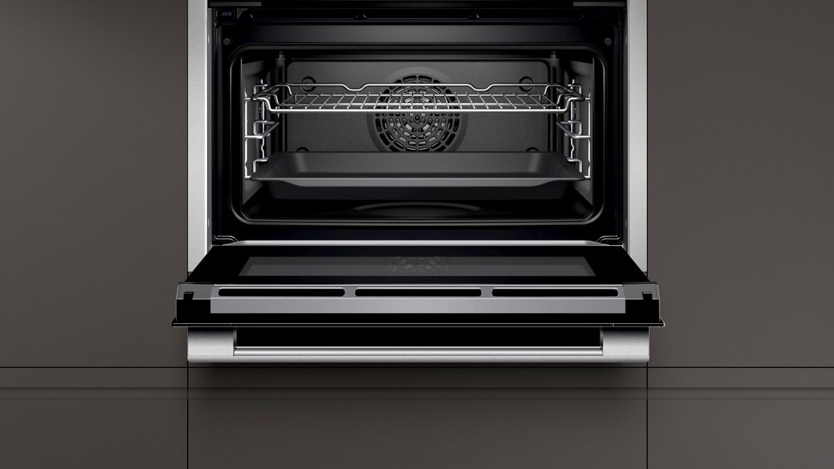 N 90 Built-in compact oven with steam function 60 x 45 cm Stainless steel C18FT56N1B C18FT56N1B-4