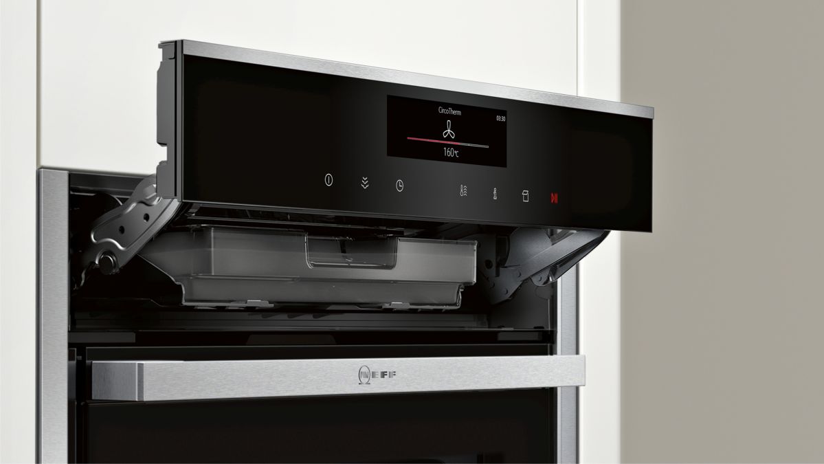 N 90 Built-in oven with added steam function 60 x 60 cm Stainless steel B58VT68H0B B58VT68H0B-4