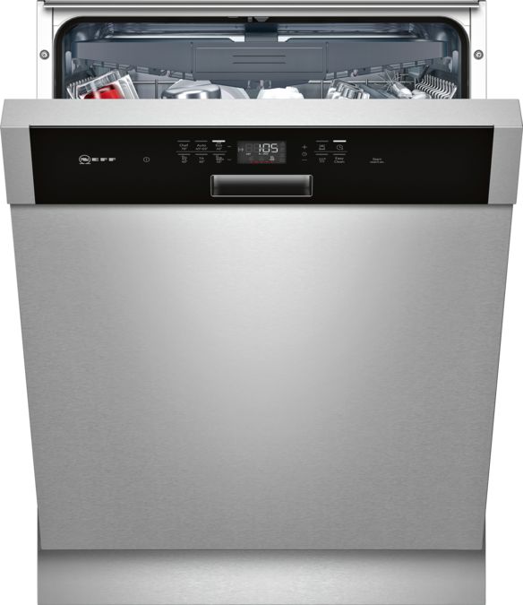 Built-under dishwasher 60 cm Stainless steel S215M60S0A S215M60S0A-1