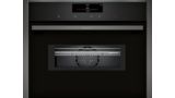 N 90 Built-in compact oven with microwave function 60 x 45 cm Graphite-Grey C28MT27G0 C28MT27G0-1