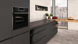 N 90 Built-in compact oven with steam function 60 x 45 cm Graphite-Grey C18FT28G0 C18FT28G0-4