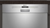 N 30 built-under dishwasher 60 cm Stainless steel S125HCS01A S125HCS01A-3