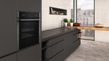 N 50 Built-in oven with added steam function 60 x 60 cm Graphite-Grey B5AVM7AG0A B5AVM7AG0A-4