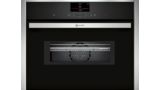 N 90 Built-in compact oven with microwave function 60 x 45 cm Stainless steel C27MS22H0B C27MS22H0B-1