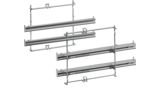 Full extension rails, 2-level Stainless steel Z11TF25X0 Z11TF25X0-1