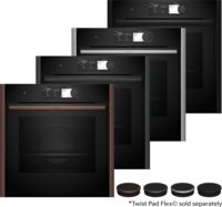 B69CY7MY0  Backofen Schwarz 60 x 60 cm mit Flex Design
