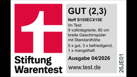 Stiftung Warentest 04/2026: GUT (2,3)