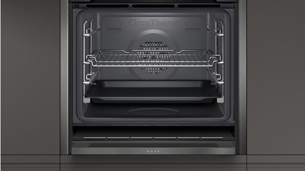 N 90 Built-in oven with steam function 60 x 60 cm Graphite-Grey B48FT78G0 B48FT78G0-3