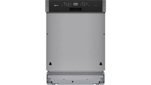 N 70 semi-integrated dishwasher 60 cm Brushed steel, Tall Tub S247HDS01A S247HDS01A-4