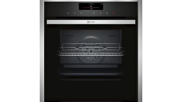 N 90 Built-in oven with added steam function 60 x 60 cm Stainless steel B58VT68H0B B58VT68H0B-1