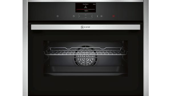 N 90 Compact built-in oven 60 x 45 cm Stainless steel C27CS22H0B C27CS22H0B-1