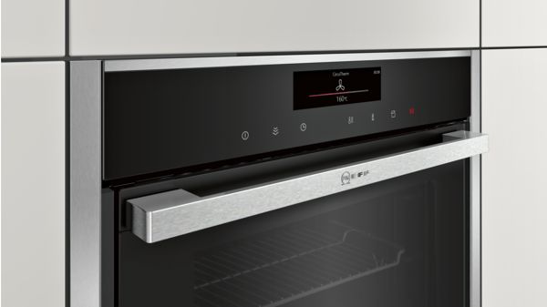 N 90 Built-in oven with steam function 60 x 60 cm Stainless steel B48FT78H0B B48FT78H0B-4